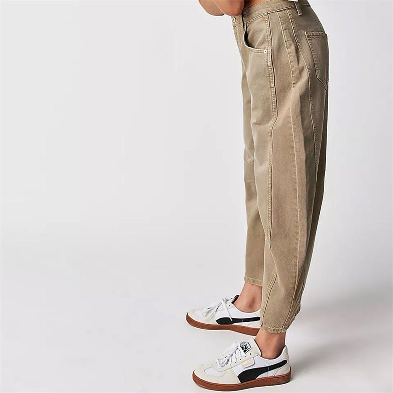 Women's High-Rise Barrel Leg Jeans
