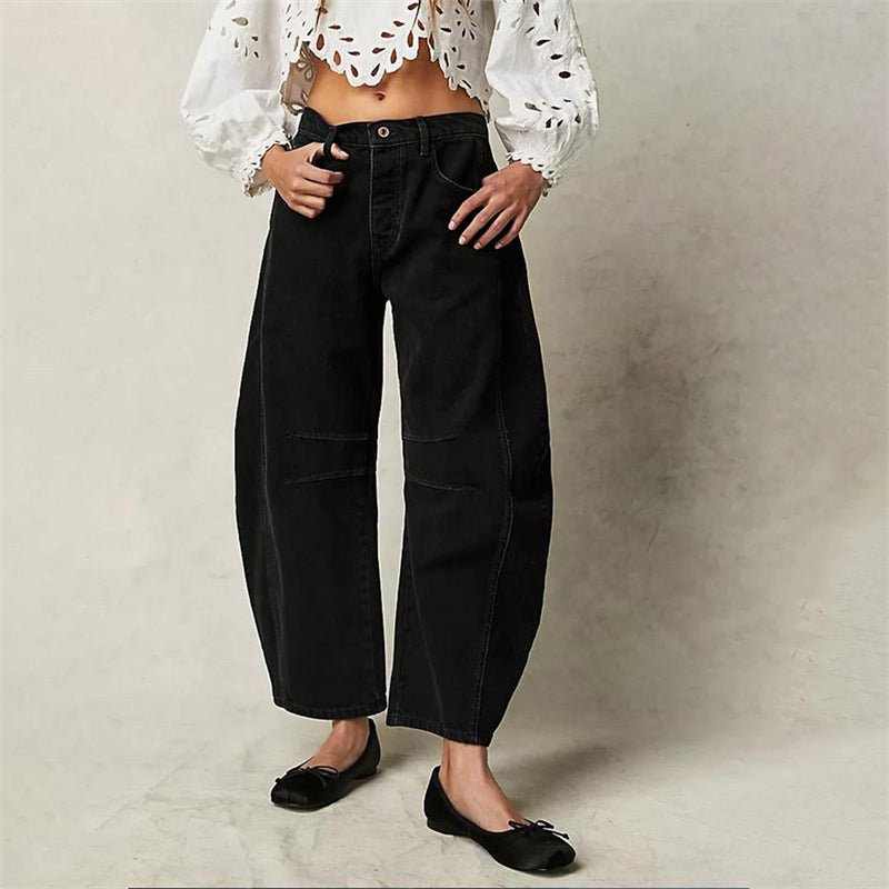 Women's High-Rise Barrel Leg Jeans