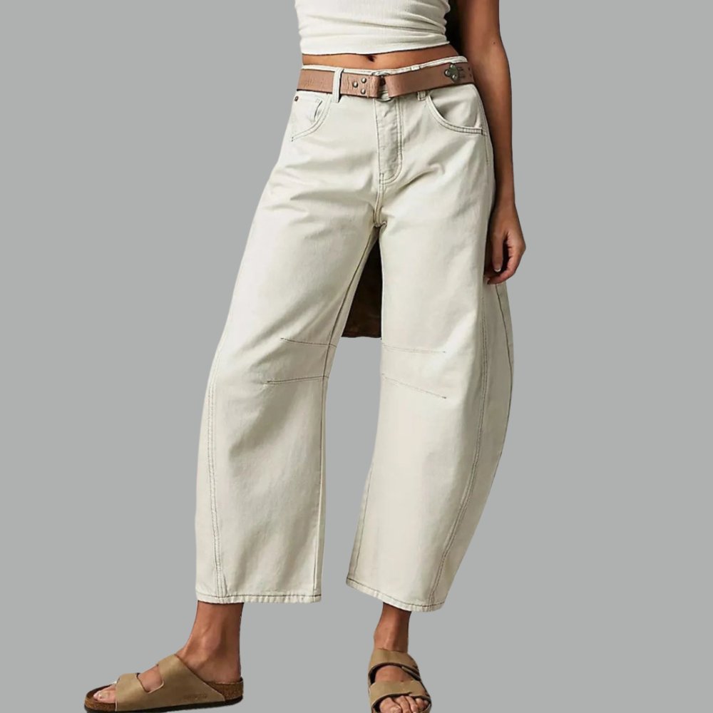 Women's High-Rise Barrel Leg Jeans