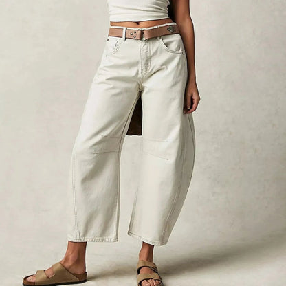 Women's High-Rise Barrel Leg Jeans