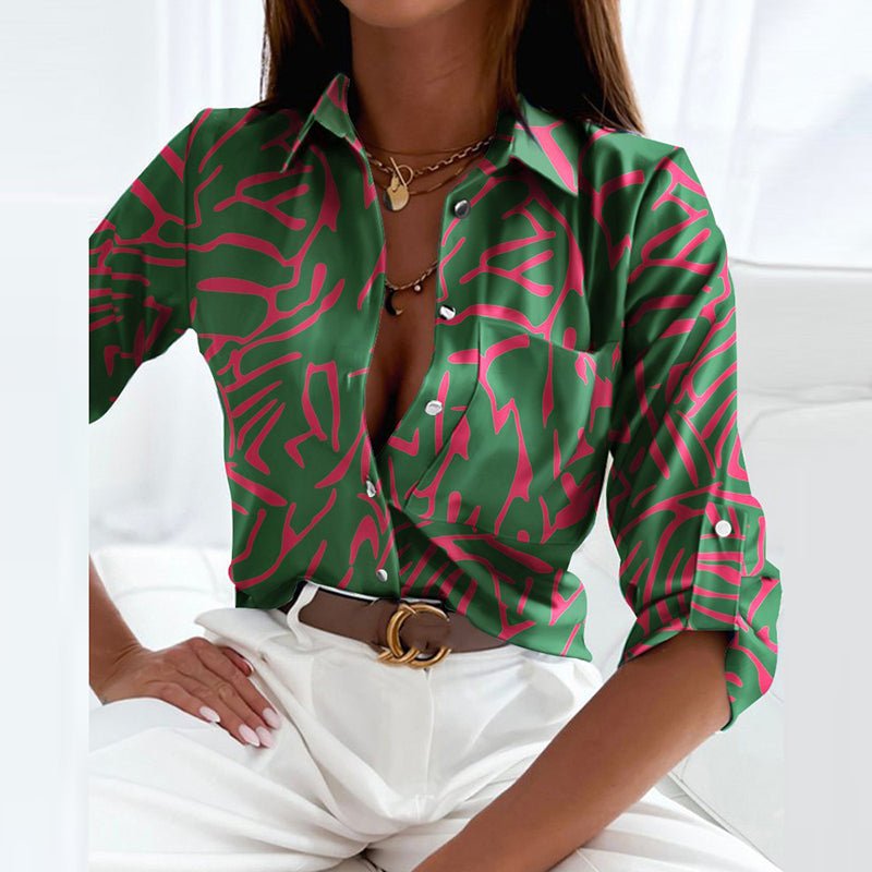 Classic Point Collar Long-Sleeve Shirt