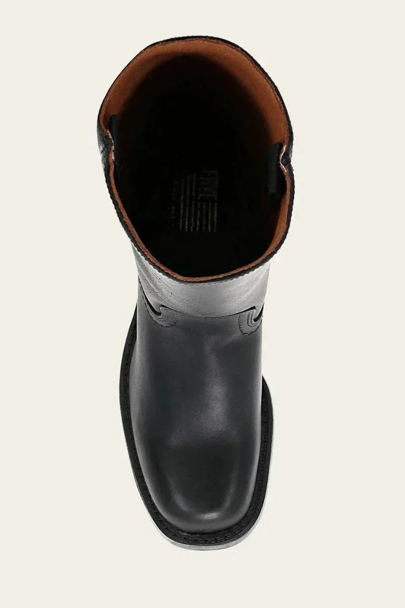 Fitted Knee-High Boots with Cleated Lug Sole