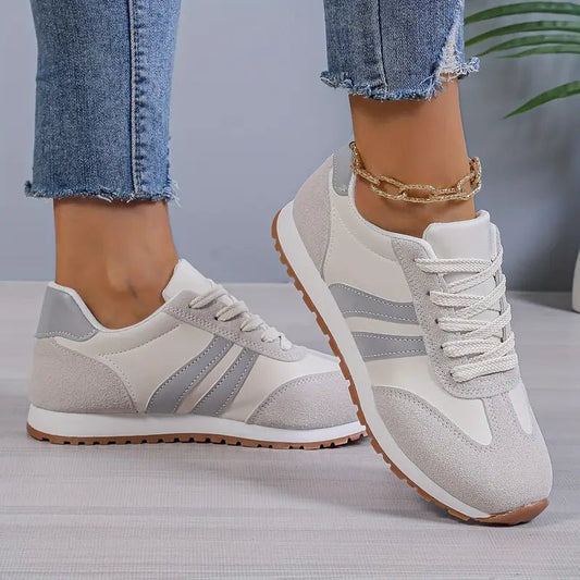 Lightweight Supportive Two-Tone Trainers