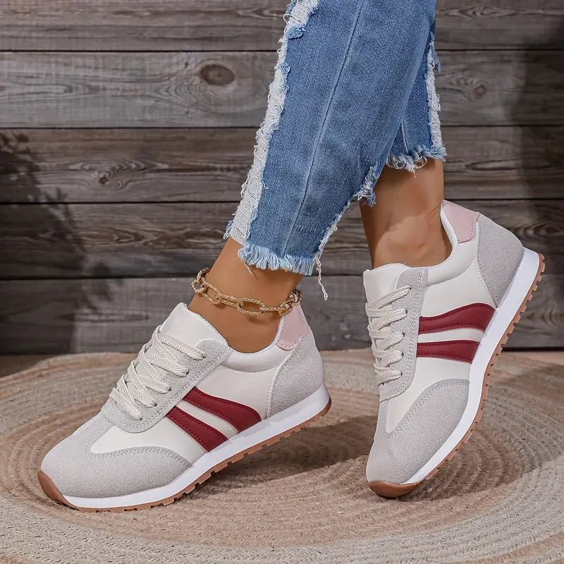 Lightweight Supportive Two-Tone Trainers