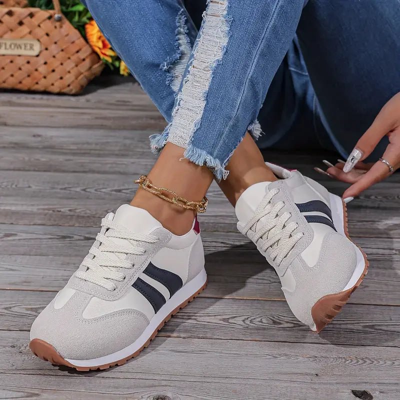Lightweight Supportive Two-Tone Trainers