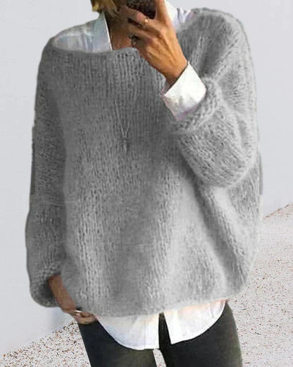 Fluffy Oversized Knit Jumper