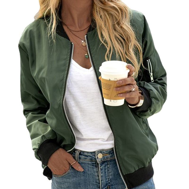 Everyday Zip-Front Casual Jacket