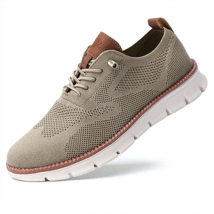 Men's Lightweight Mesh Lace-Up Trainers