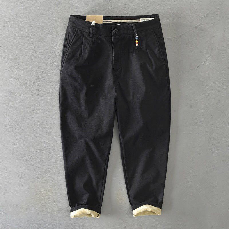 Men's Slim Tapered Cotton Chinos