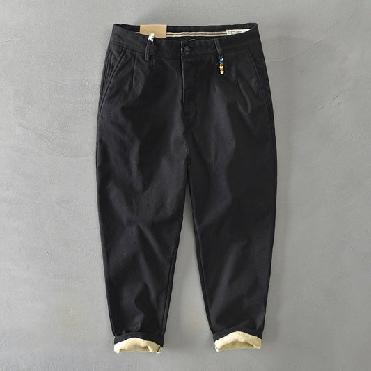 Men's Slim Tapered Cotton Chinos