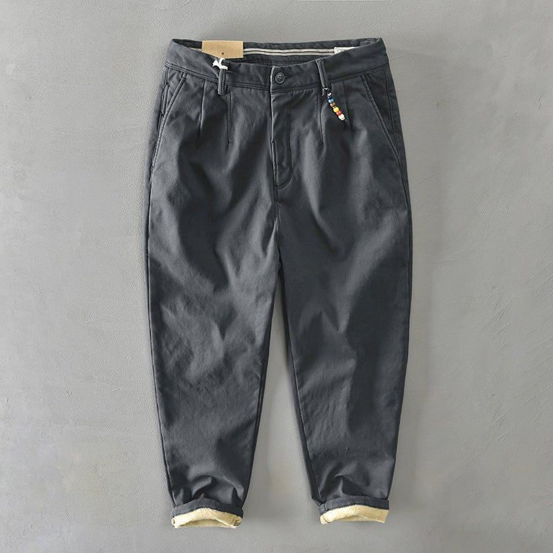 Men's Slim Tapered Cotton Chinos