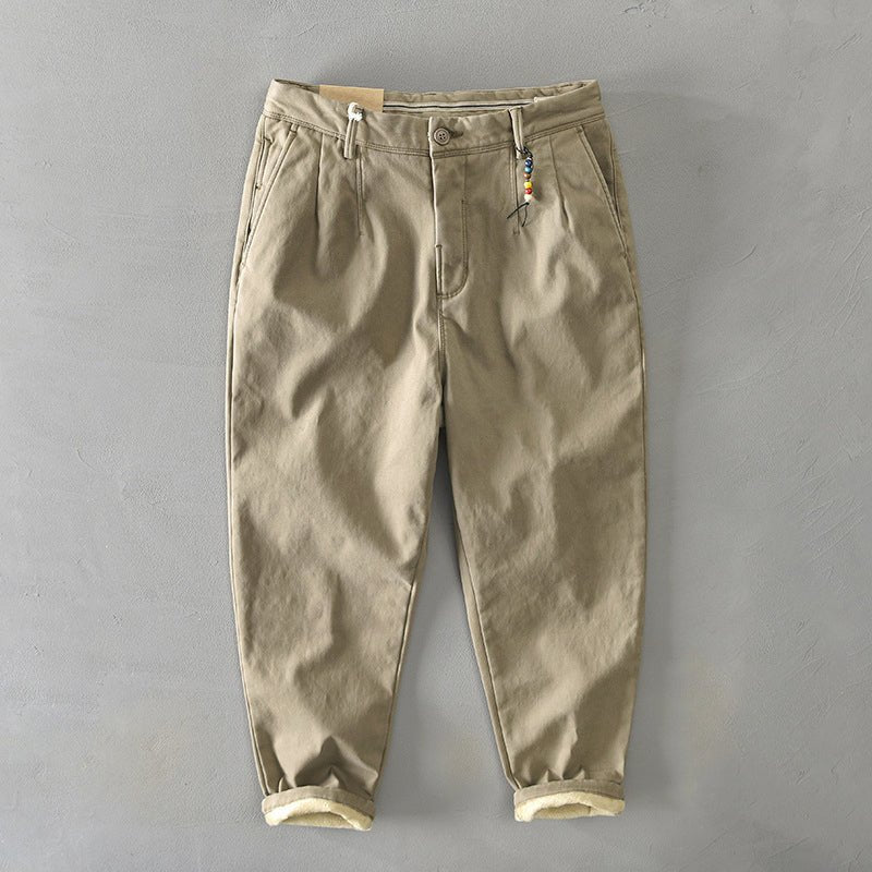 Men's Slim Tapered Cotton Chinos