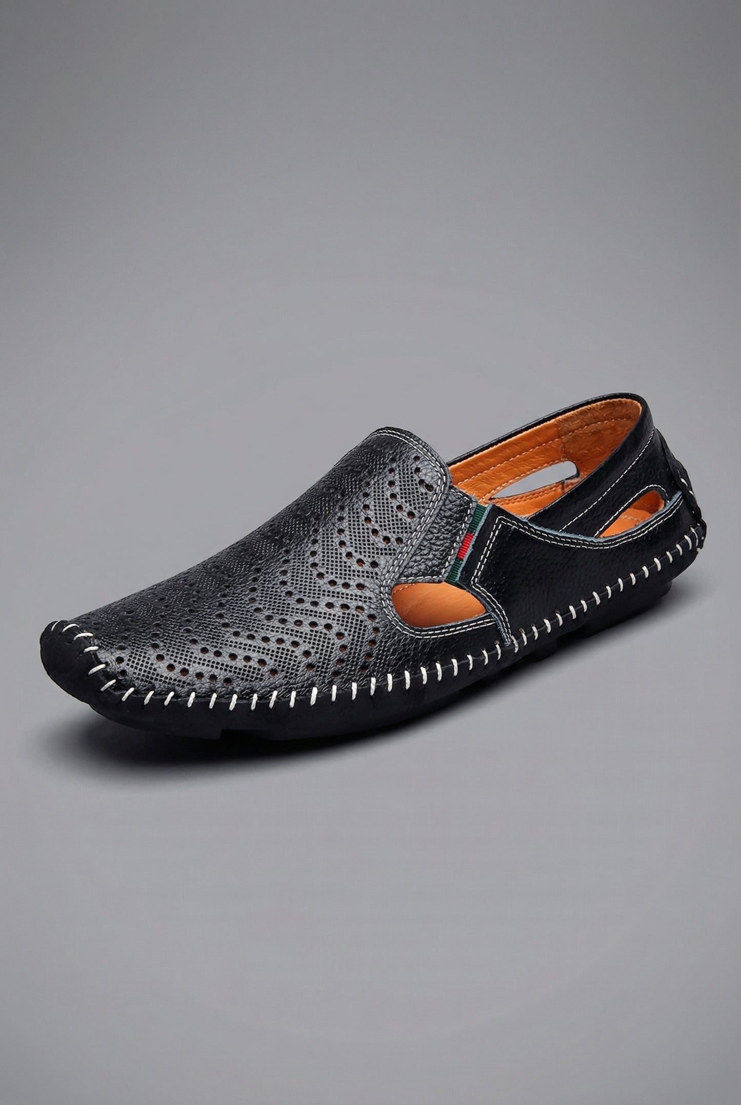 Men's Perforated Breathable Slip-On Loafers