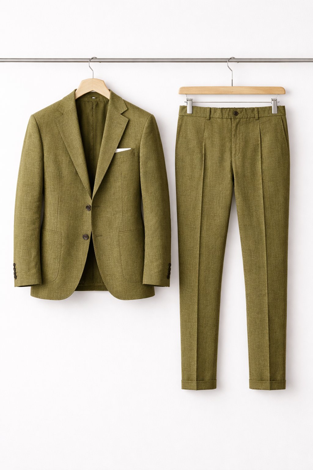 Men's Slim Fit Two-Piece Suit in Slate Grey-Blue
