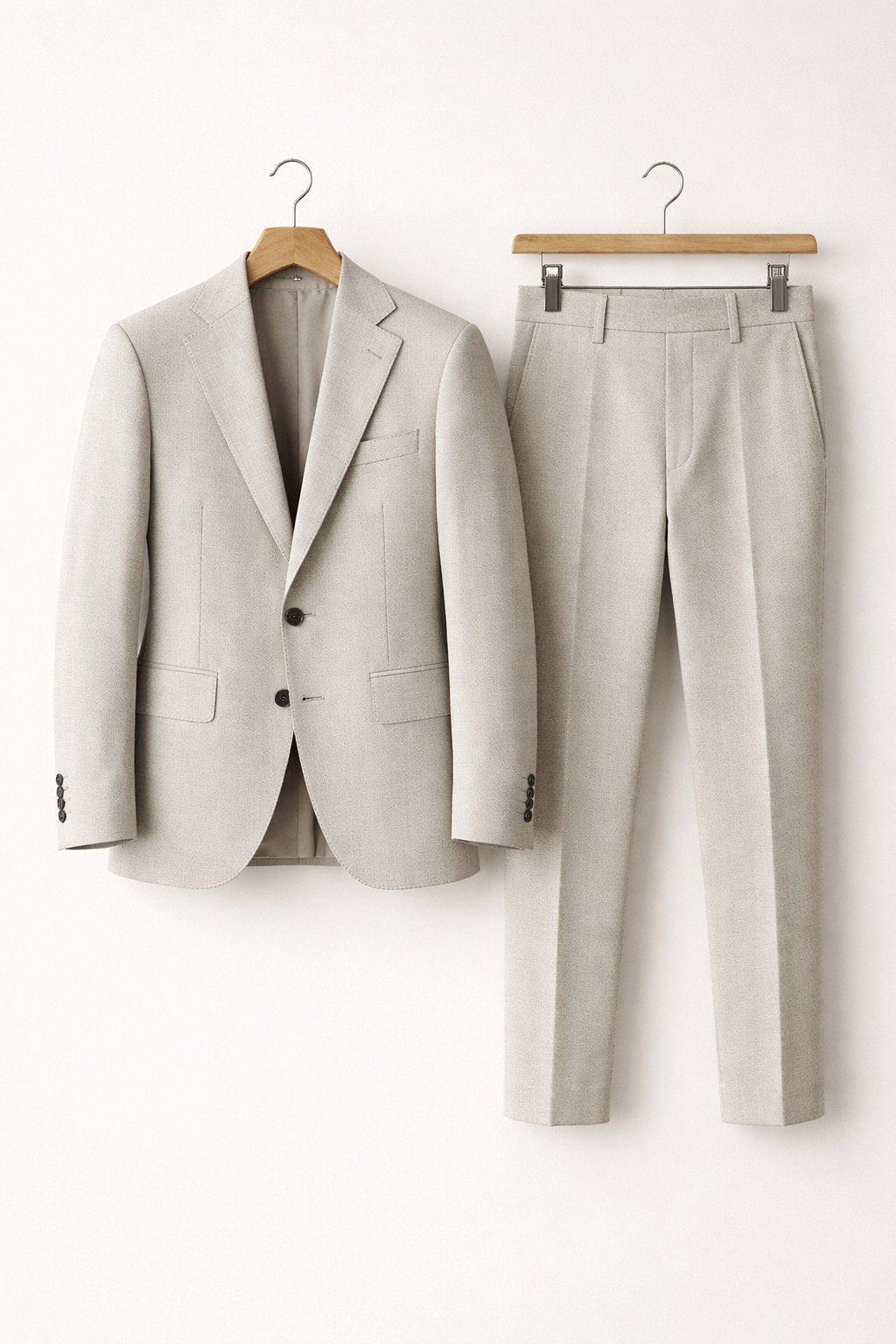 Men's Slim Fit Two-Piece Suit in Slate Grey-Blue
