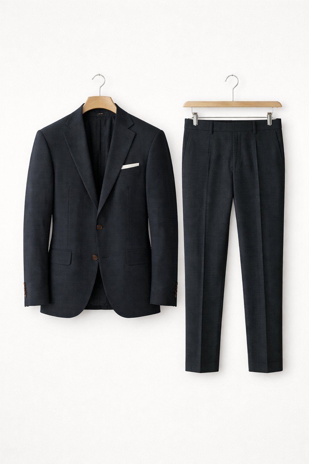 Men's Slim Fit Two-Piece Suit in Slate Grey-Blue