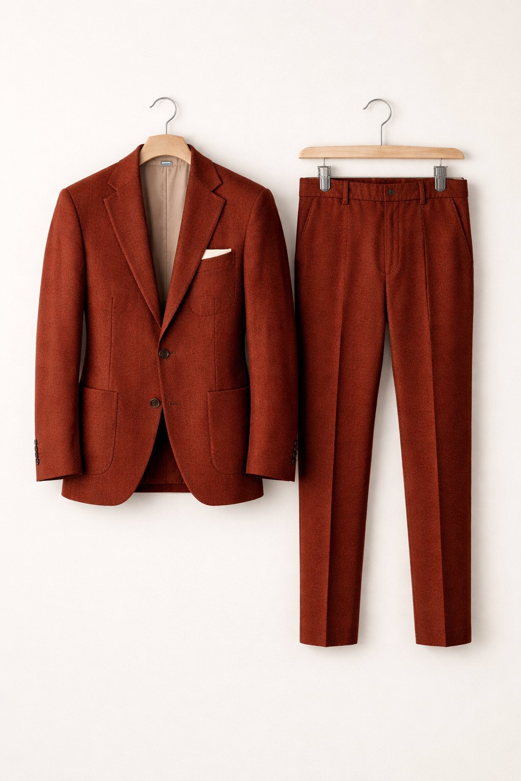 Men's Slim Fit Two-Piece Suit in Slate Grey-Blue