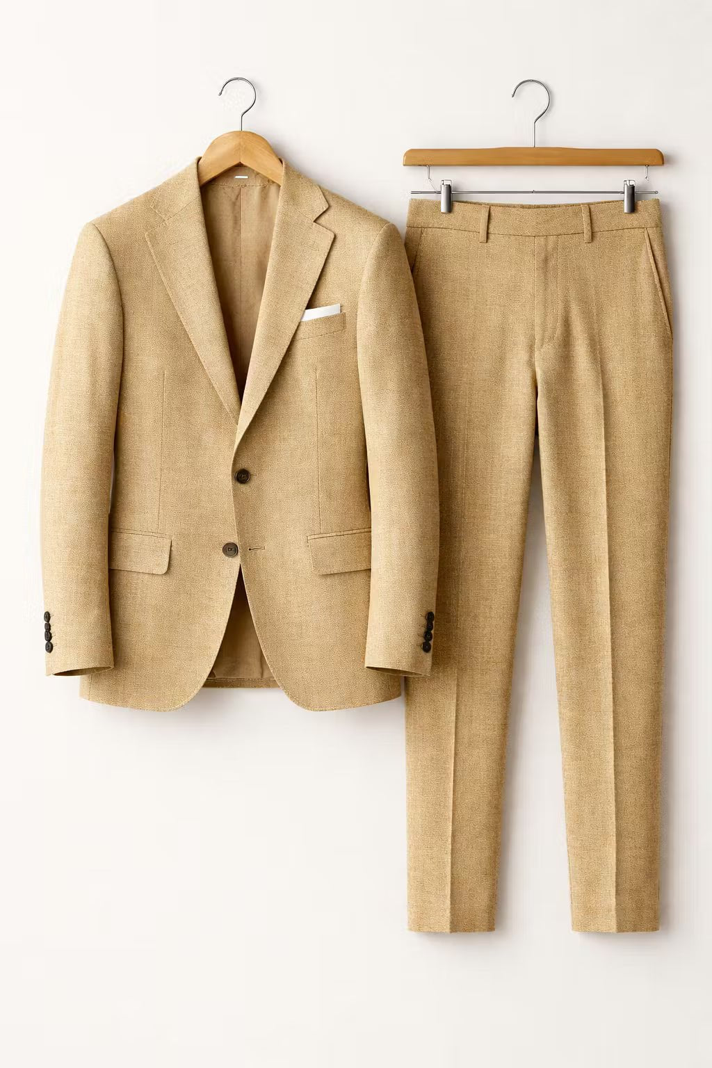 Men's Slim Fit Two-Piece Suit in Slate Grey-Blue