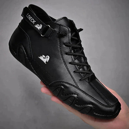 Men's Suede-Finish Lace-Up Ankle Boots