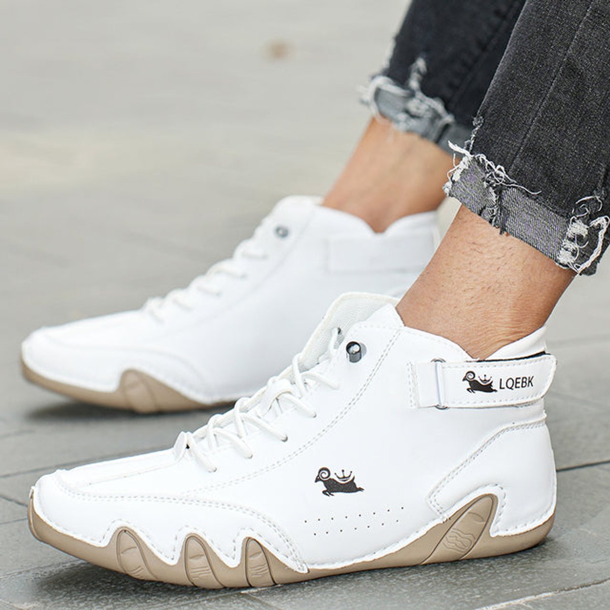 Men's Suede-Finish Lace-Up Ankle Boots