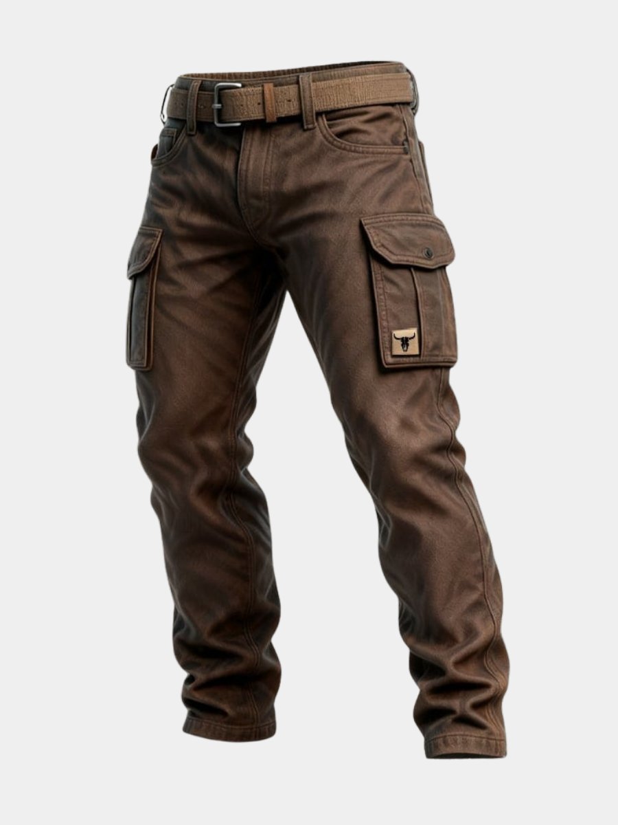 Men's Tapered Slim Cargo Trousers