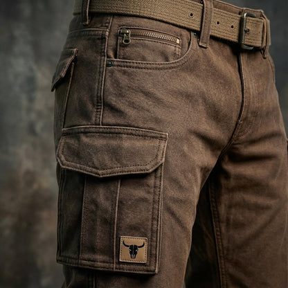 Men's Tapered Slim Cargo Trousers