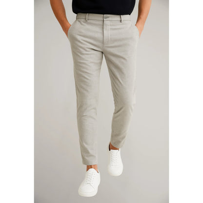 Men's Woven Slim-Cut Work Trousers