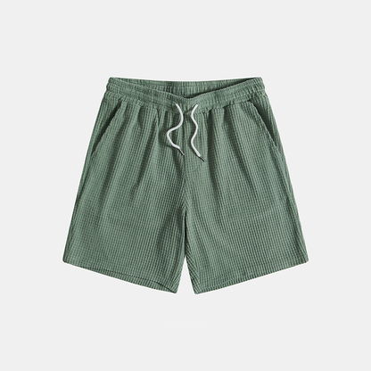 Men's Casual Shirt and Shorts Two-Piece Co-ord Set