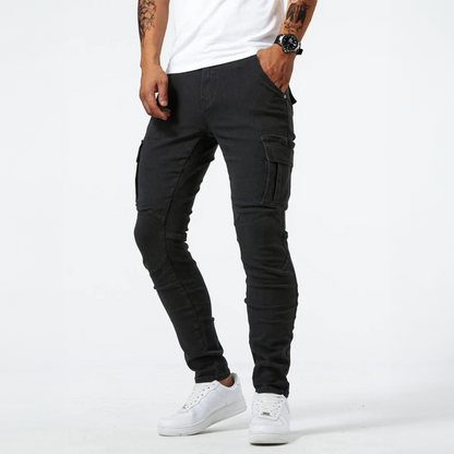 Men's Slim Tapered Cargo Trousers