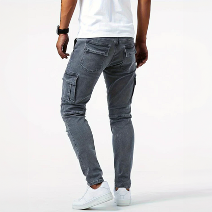 Men's Slim Tapered Cargo Trousers