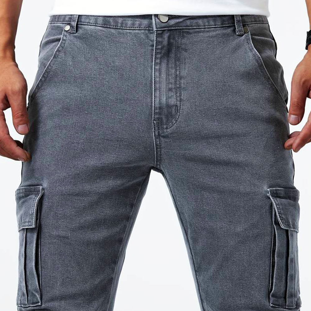 Men's Slim Tapered Cargo Trousers