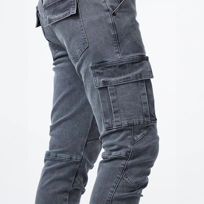 Men's Slim Tapered Cargo Trousers