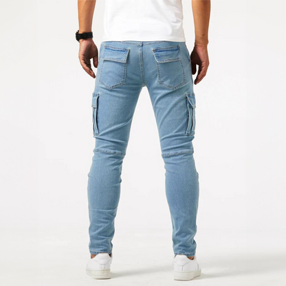 Men's Slim Tapered Cargo Trousers