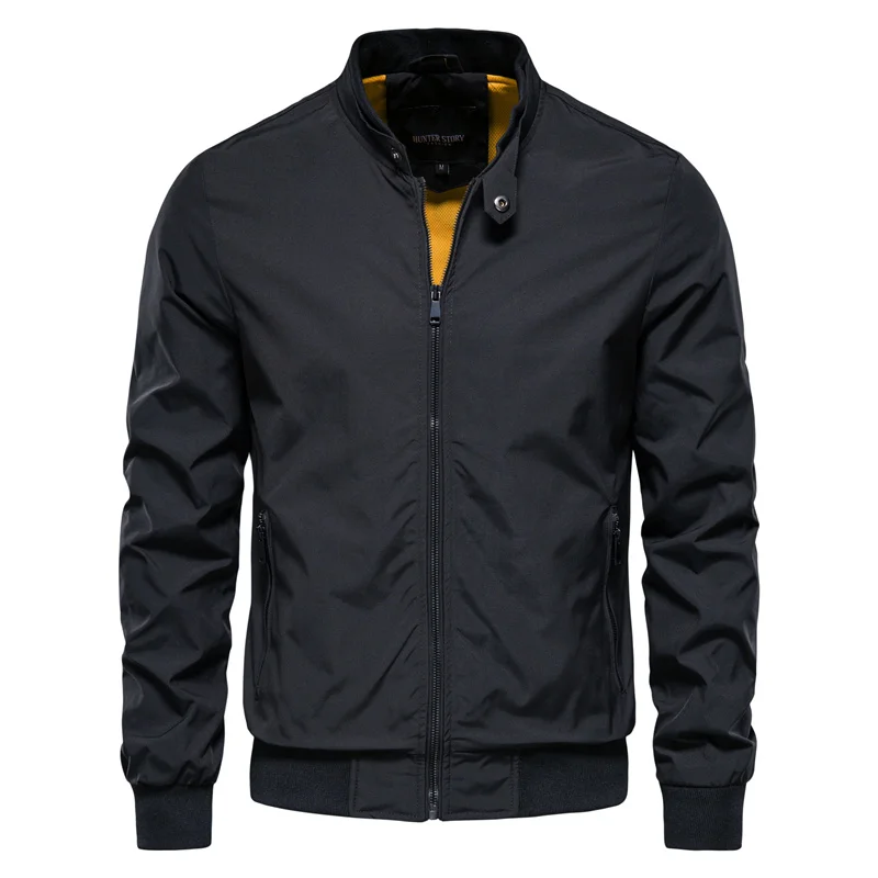 Men's Zip-Front Bomber Jacket