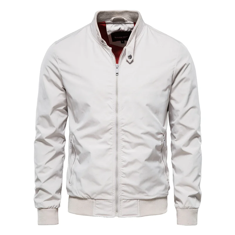 Men's Zip-Front Bomber Jacket