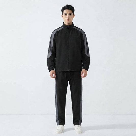 Men's Full-Zip Track Jacket and Joggers Set