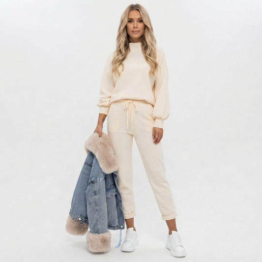 Relaxed Two-Piece Casual Loungewear Set
