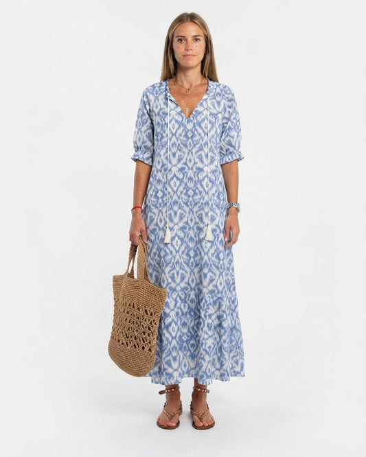 Bohemian Style Lightweight Wrap Dress