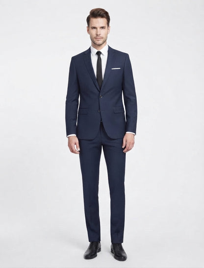 Men's Tailored Two-Piece Slim Fit Formal Suit