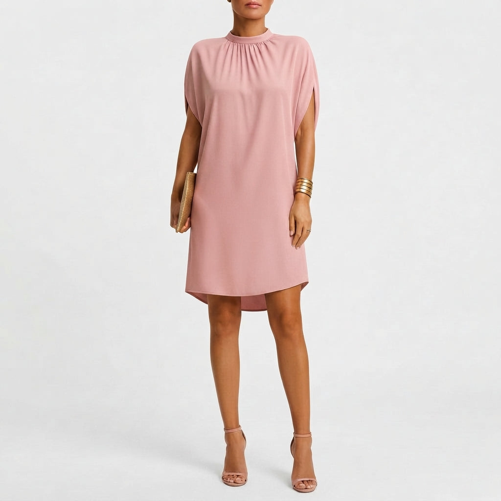 Minimalist Relaxed Shift Dress with Shorts