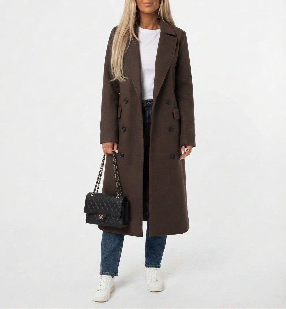 Longline Belted Trench Coat