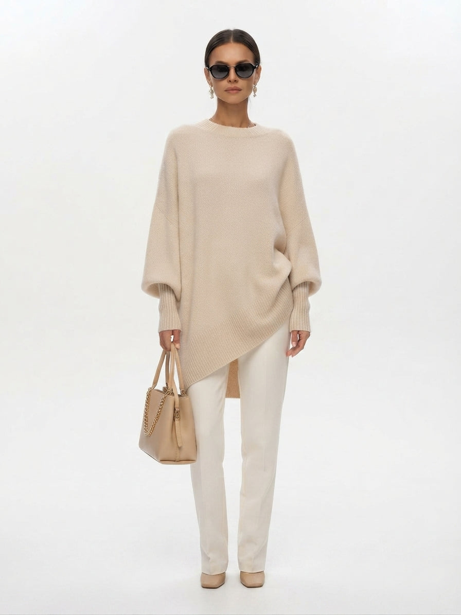 Slouchy Knit Lounge Pullover