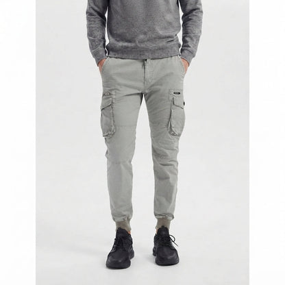 Men's Slim-Cut Multi-Pocket Cargo Trousers