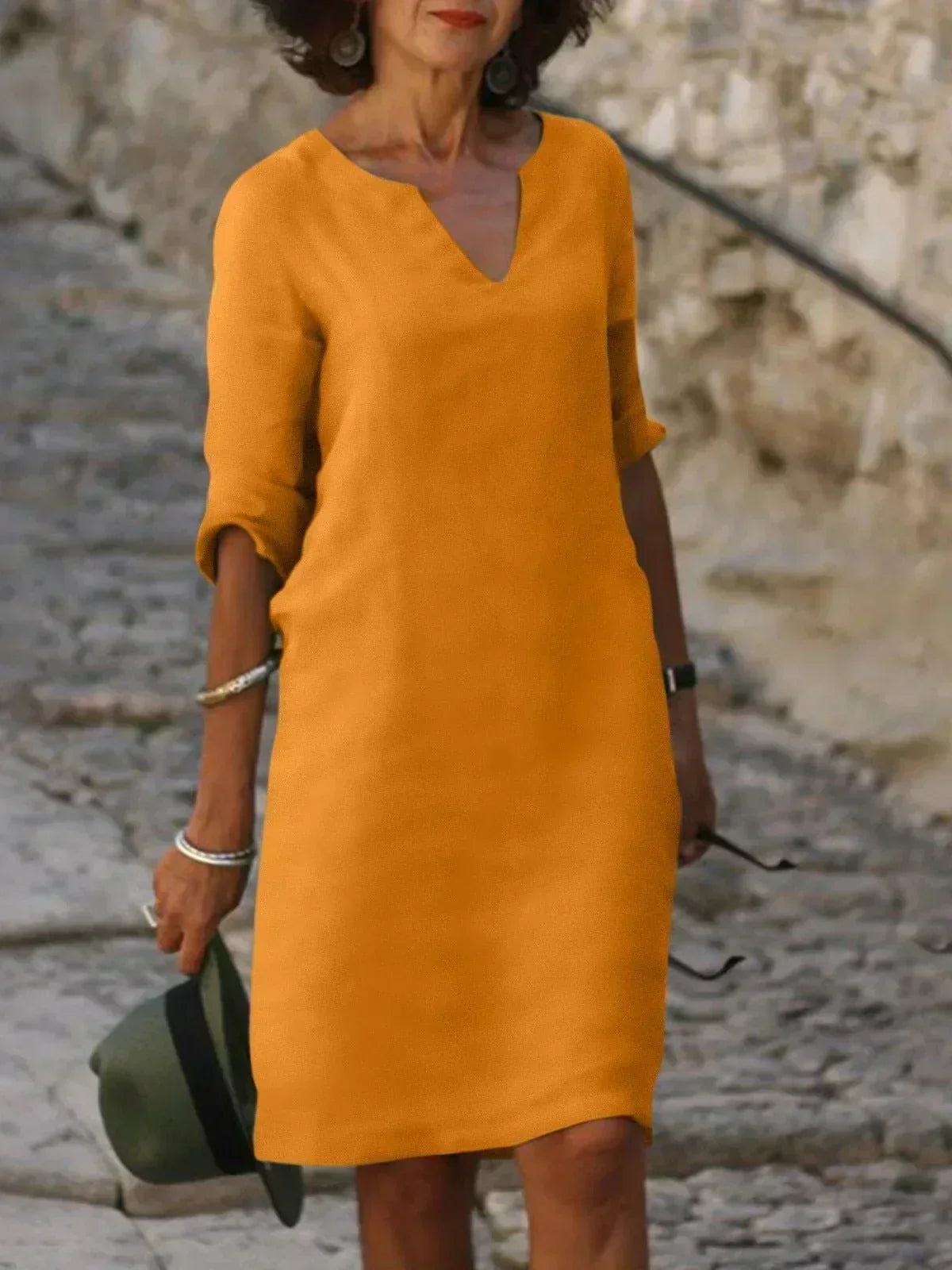 Minimalist Sleeveless Midi Dress