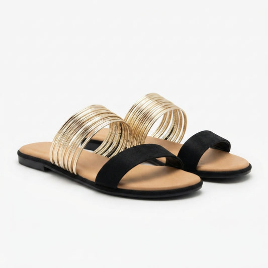 Women's Twin-Strap Open-Toe Slides
