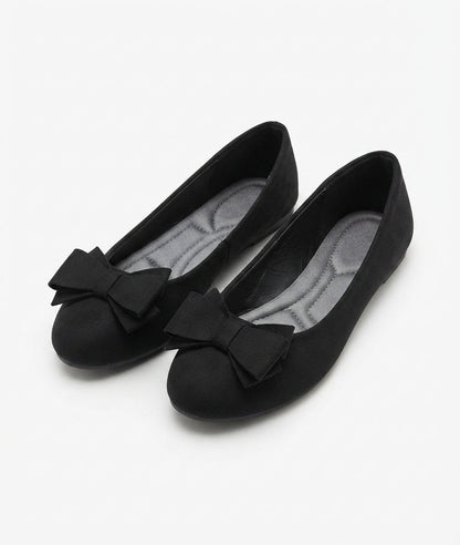 Women's Bow-Detail Slip-On Ballerina Flats