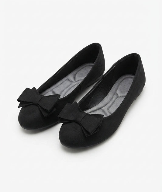Women's Bow-Detail Slip-On Ballerina Flats