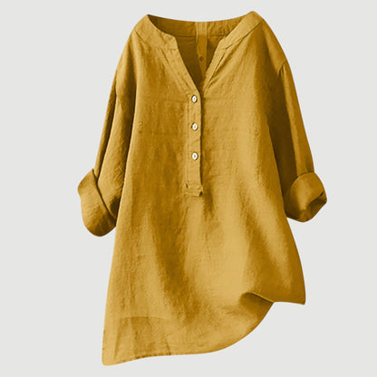 Women's Classic Button-Down Relaxed Shirt