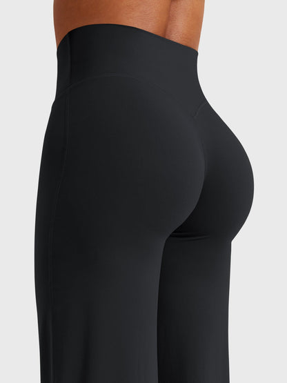 Women's High-Waisted Flared Leg Trousers