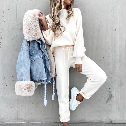 Relaxed Two-Piece Casual Loungewear Set